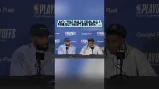 Ant on the Timberwolves winning a 2nd round game for the first time in 20 years 😅