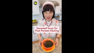 Seaweed Soup for Postpartum Care #postpartum #postpartumhealth #postpartumrecovery #seaweedsoup