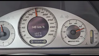 Mercedes CLK 55 AMG | 367 PS | 0-100 Km/h | 100-150 Km/h