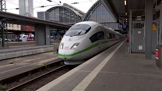 Frankfurt Main Hbf (DE), departure DB ICE 128 with destination Amsterdam Centraal (NL). (20/08/2022)