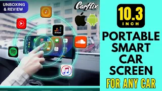 10.3" CarPlay Portable Screen - CARFLIX  -  FOR ANY CAR  ⫸ UNBOXING REVIEW