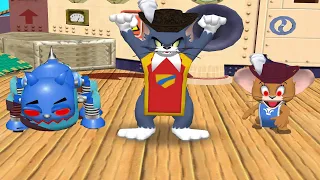Tom and Jerry in War of the Whiskers HD Duckling Vs Tom Vs Jerry Vs  Robot Cat