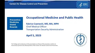 PMGR: Occupational Medicine and Public Health - Audio Description