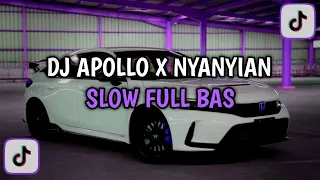 DJ APOLLO X NYANYIAN SLOW FULL BASS‼️ VIRAL TIK TOK ‼️ REEBEL RIMEX