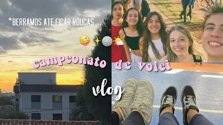 Vlog campeonato de vôlei! (surtamos muito)