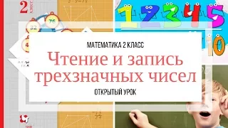 Открытый урок в начальной школе. Чтение и запись трехзначных чисел