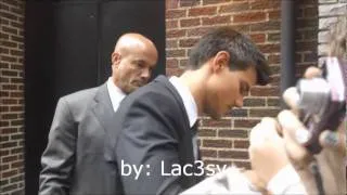 Taylor Lautner - Outside The Late Show with David Letterman - NYC - 9-21-11