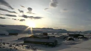 The Sun Returns in Antarctica