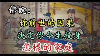 三世因果，六道輪迴！一位高僧告訴我：「投生在什麼樣的家庭」 取決於前世種的因！前世的因，後世的果，大家還是多做善事吧 | 好東西 佛說