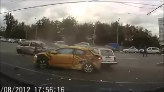 дтп на дорогах. И смех и грех.accident. crash