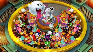 Super Mario Party - Team Color Battles - Boo's White Team vs Wario's Yellow Team (Master CPU)
