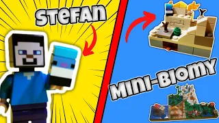 Zrobiłem MINIATUROWE BIOMY z minecrafta z LEGO!