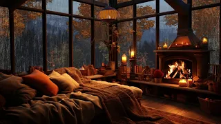 Autumn Rain On Window | Relaxing Rain Sounds For Studying, Sleeping and Relaxation