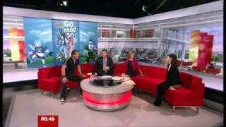 LazyTown's Sportacus on BBC Breakfast 24.08.10