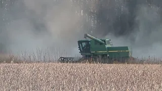 1st Time Capturing - John Deere 8820 Titan II Beans Harvest 2023 #harvestchaser