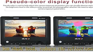 VILTROX DC-70EX 7" 4K HD 1024x600 HDMI/SDI/AV Input Output Camera Video LCD Monitor Display for DSL