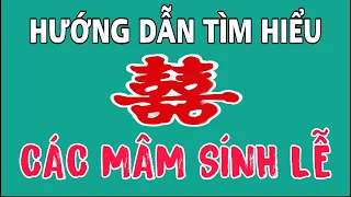 HƯỚNG DẪN TÌM HIỂU VỀ CÁC MÂM SÍNH LỄ TRONG TIỆC CƯỚI-ĐÚNG NHẤT-Ý NGHĨA NHẤT.