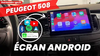 PEUGEOT 508 : Installation Autoradio avec Carplay et Android Auto compatible JBL