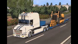 ETS2 Scania V8 Construction equipment