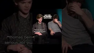 Thomas Brodie Sangster being funny without even trying (Ft. Dylan Obrien) #mazerunner