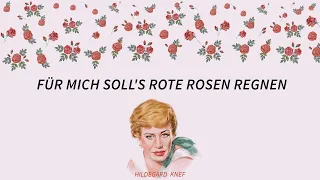 Für mich soll's rote Rosen regnen - Hildegard Knef (Noten)