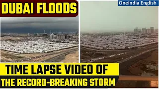 Dubai Floods: Time lapse video shows how storm intensified with every passing hour | Oneindia News