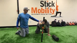 Thread The Needle T-Spine Mobility Drill - Stick Mobility Exercise