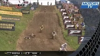 Pauls Jonass big crash MXGP of Czech Republic