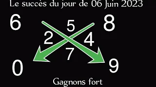 LA CROIX DU JOUR DU 06 JUIN 2023 ET LE CALCUL DES PIONS FORT POUR GAGNER AU LOTO, (NY ,Florida)