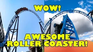 Riding “Taiga” AWESOME Launched Roller Coaster at Linnanmaki Finland! 4K Onride POV