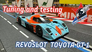 Tuning the Revoslot Toyota GT-1! Slot Car Racing!