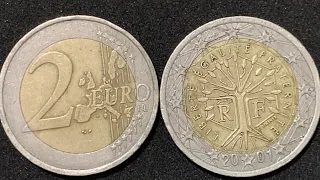 🇫🇷 2 EURO COIN FROM FRANCE 2001