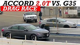 2020 Honda Accord Sport 2.0T vs. Infiniti G35