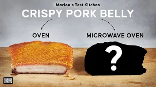 So I cooked PORK BELLY IN A MICROWAVE OVEN...and this is what happened | Marion's Test Kitchen