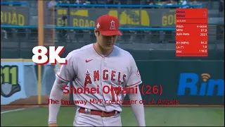 [July 19] Shohei Ohtani, the pitch info for all the pitches, MLB highlights 2021