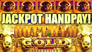 ★JACKPOT HANDPAY!★ 15 GOLD HEADS AGAIN!? 🦬 BUFFALO GOLD Slot Machine (ARISTOCRAT GAMING)