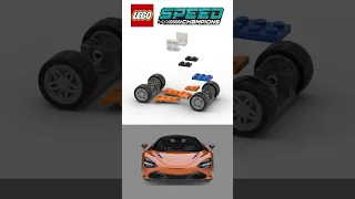 LEGO Speed Champions Mclaren 720S  Satisfying Building Animation