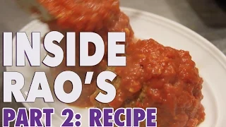 Inside Rao's: Meatball Recipe (Part 2)