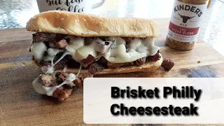 Philly Cheesesteak Sandwich Made With Brisket