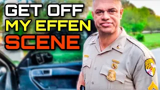 “GET OFF MY SCENE” - Trooper swears at THE PEOPLE