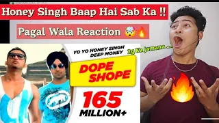 Dope Shope Song - Yo Yo Honey Singh Epic Reaction 🤯& Review | Deep Money | International Villager |