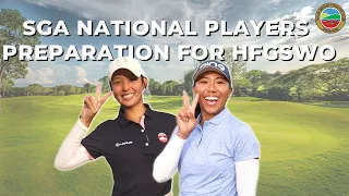 SGA National Players Preparation For the Singapore Women's Open