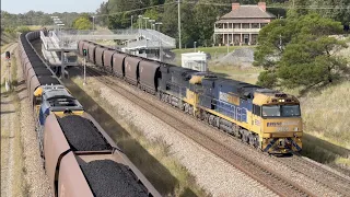 Australian Coal Trains And Other Rail Movements During Steamfest In The Hunter Region