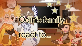 Odin's Family react to ??? | Gacha Club | Marvel