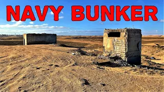 Old Navy communications bunker site outside of Walvis Bay in Namibia, Africa