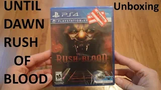 Unboxing Until Dawn Rush Of Blood PS VR Game