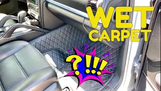 How to Fix Wet Footwell Carpet Water Leak in a Porsche Cayenne