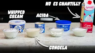 Diferentes Cremas / Batida/Para Postres / Y Usos 🧁🍦🍰🍮🧋🥮