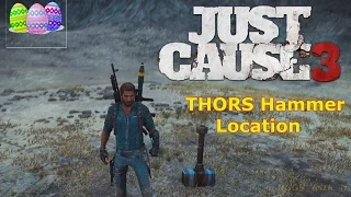 Just Cause 3 Easter Eggs: Thors Hammer Location