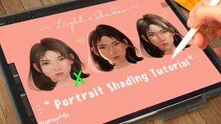 How to Shade a Portrait in Procreate by Haze Long